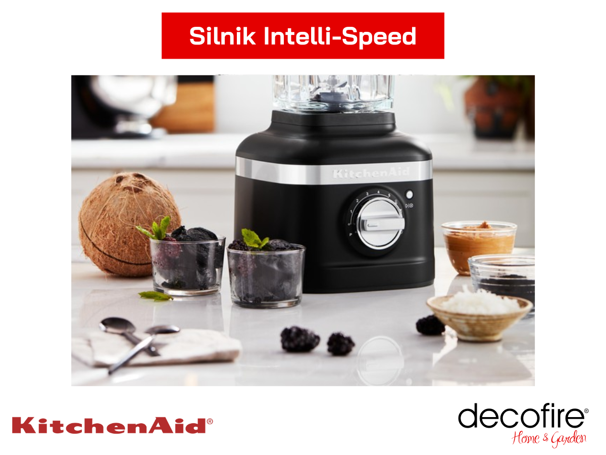 Silnik Intelli-Speed w blenderze K400 Artisan 1,4 l Cast Iron Black KitchenAid