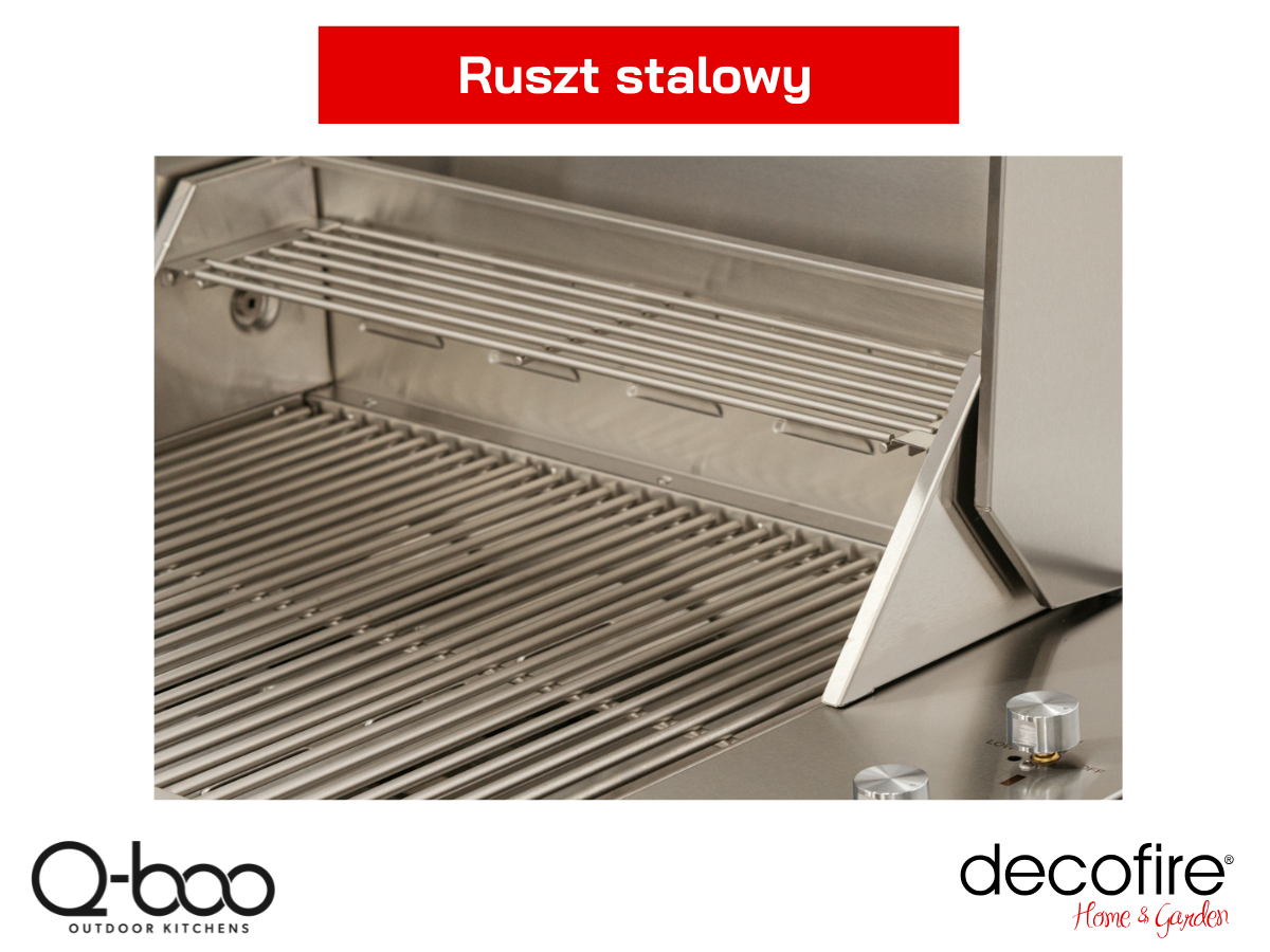 Kuchnia ogrodowa wolnostojąca OVO GS Planika – duża powierzchnia grillowania