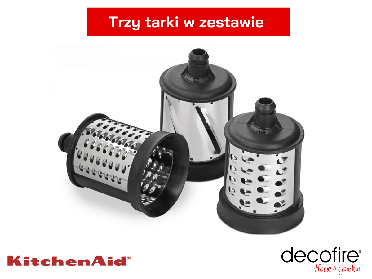 Trzy tarki w zestawie 