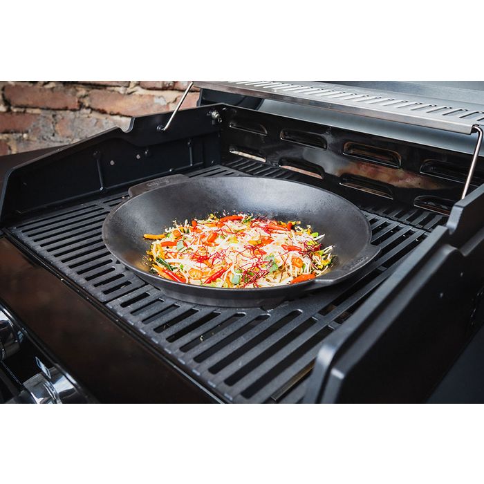 Wok żeliwny z uchwytami Switch Grid Enders (7797)
