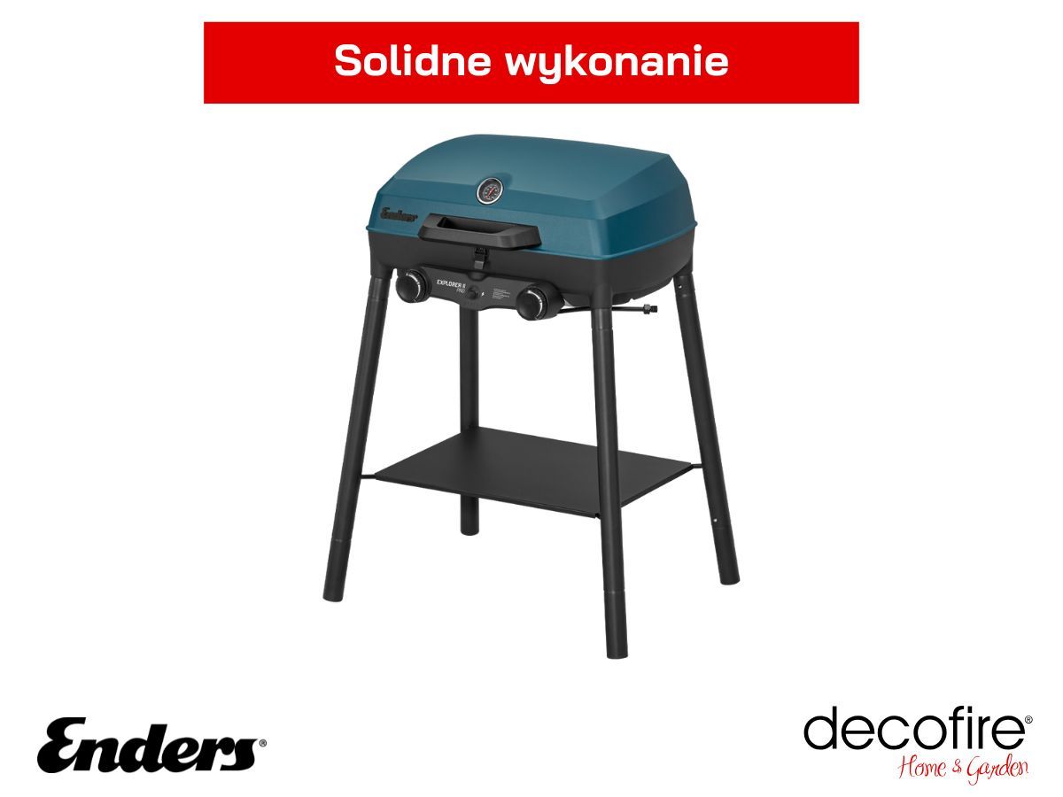 Solidne wykonanie grilla gazowego Enders Explorer II PRO 