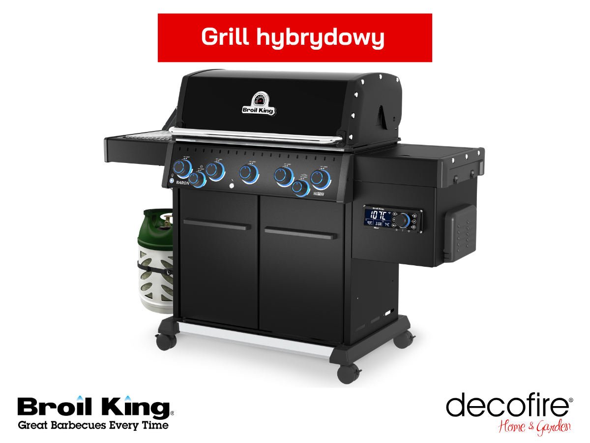 Grill hybrydowy z modułem pelletowym w zestawie