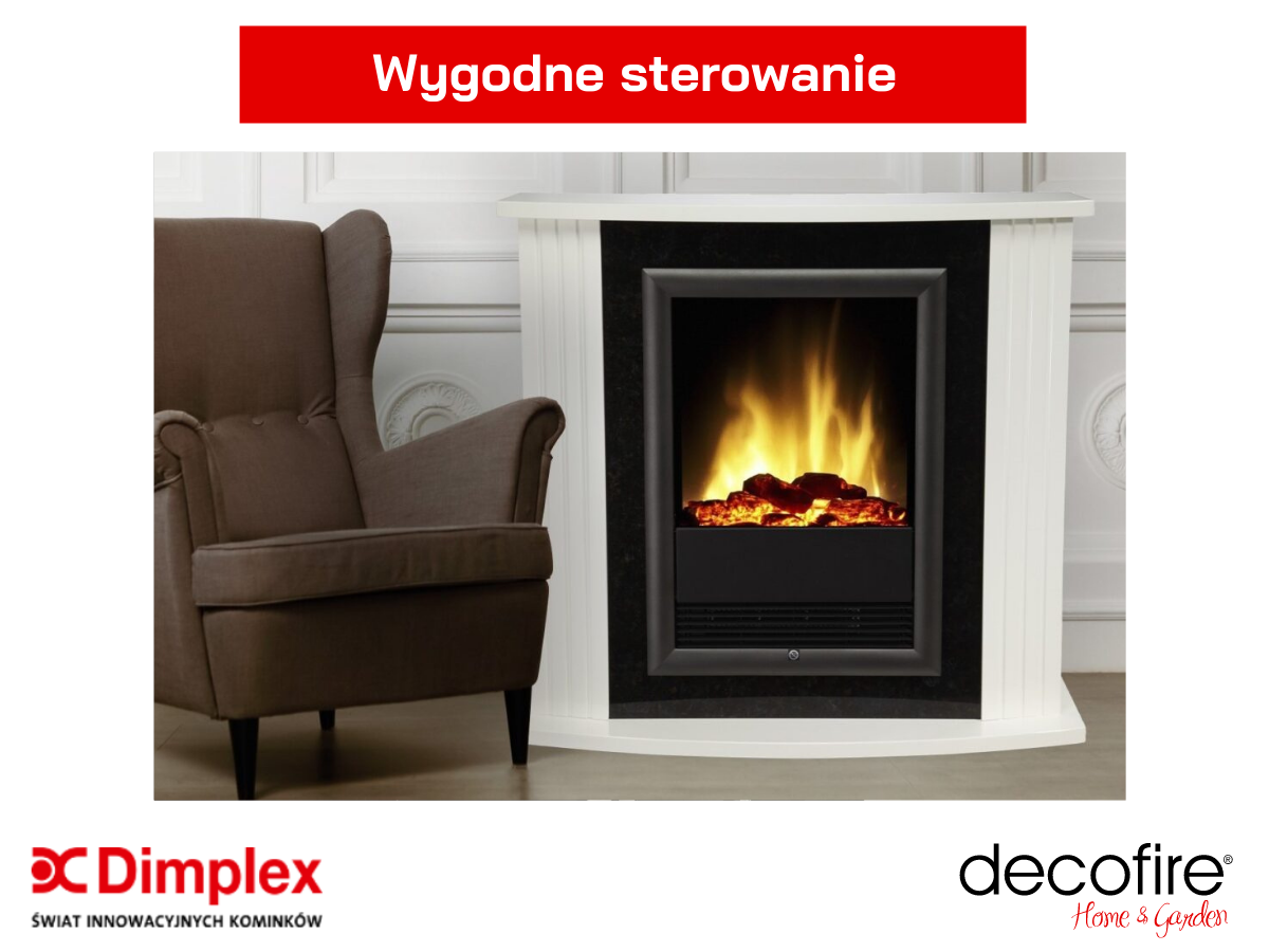 Dimplex kominek elektryczny Mozart biały