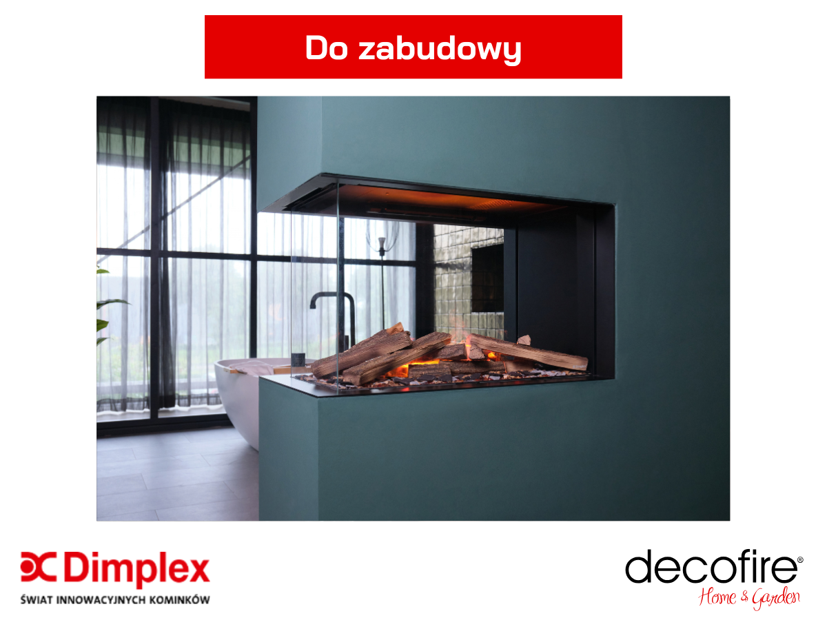 Dimplex kominek elektryczny e-MatriX 800-500 RD – łatwy montaż