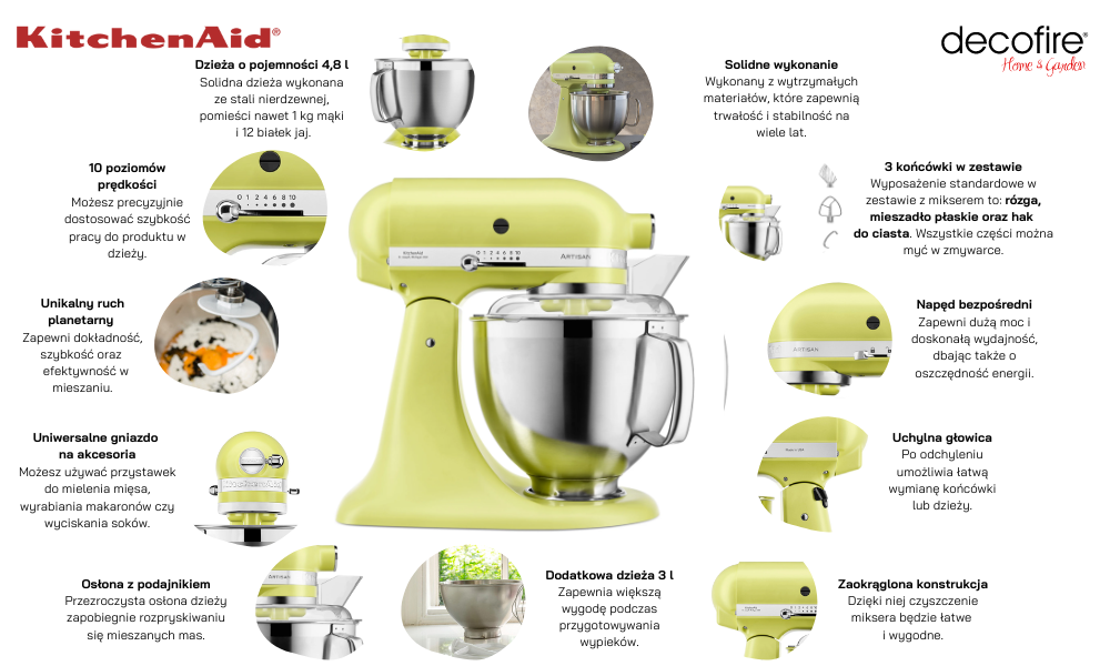 Mikser Artisan 5 Kyoto Glow 4,8 l KitchenAid