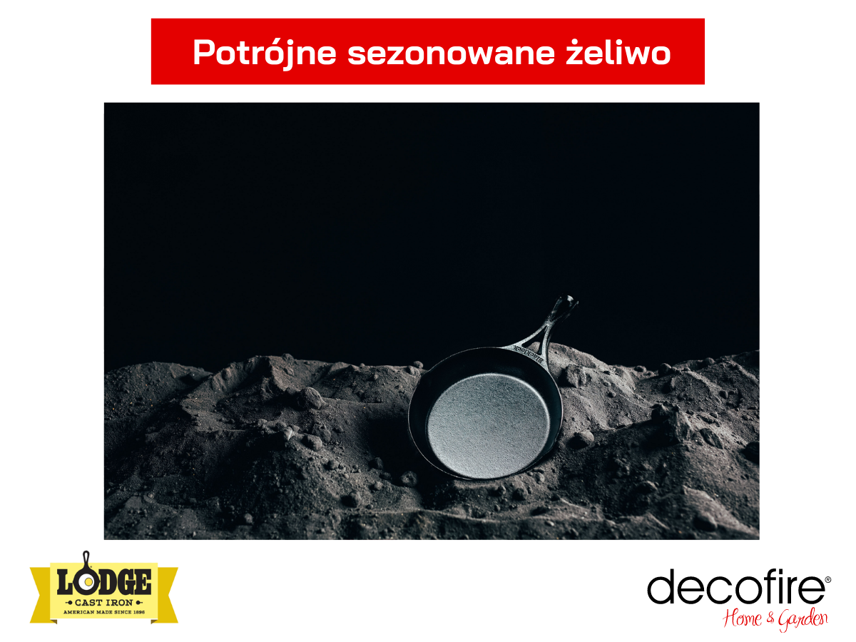 Patelnia Blacklock Lodge 16 cm Potrójne sezonowane żeliwo