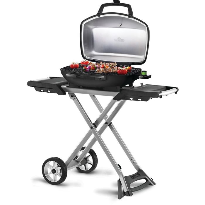 Grill elektryczny Napoleon TravelQ PRO285EX z wózkiem nożycowym (PRO285EX-BK-CE)