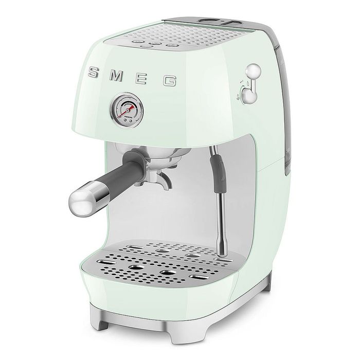 Ekspres kolbowy do kawy Pastelowa zieleń Smeg (ECF03PGEU)