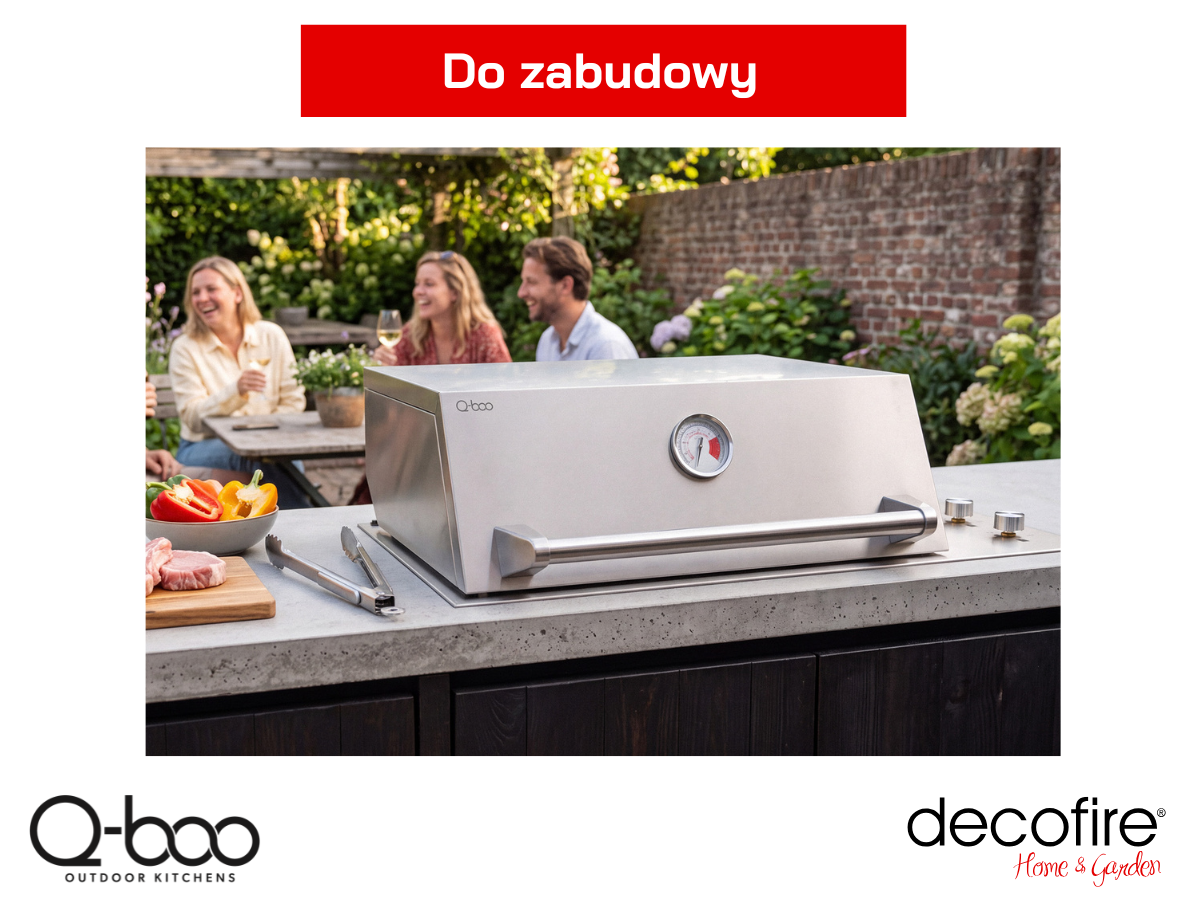 Grill stworzony do zabudowy