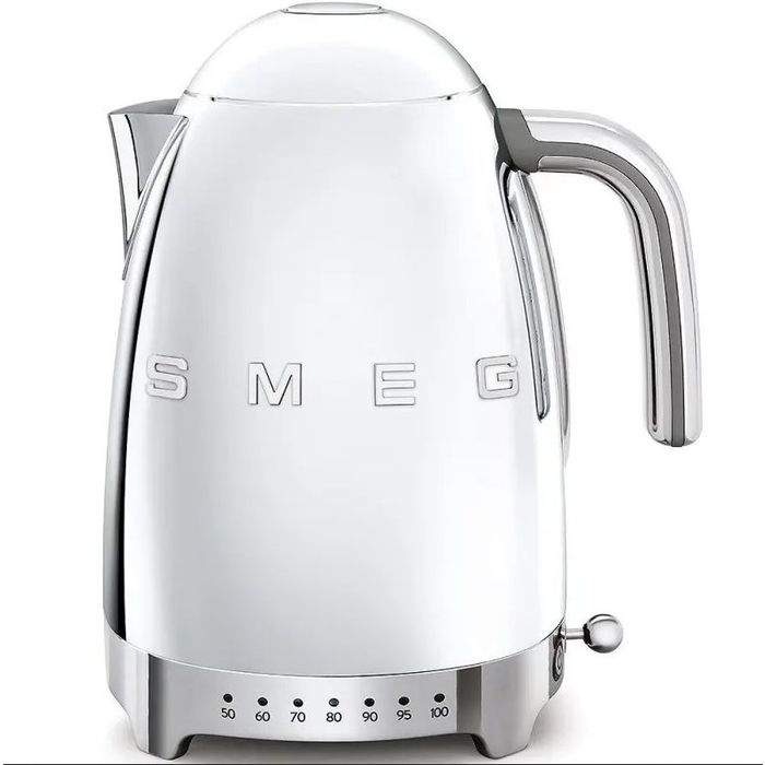 Czajnik z regulacją temperatury 1,7L  50's style Chrom Smeg (KLF04SSEU)