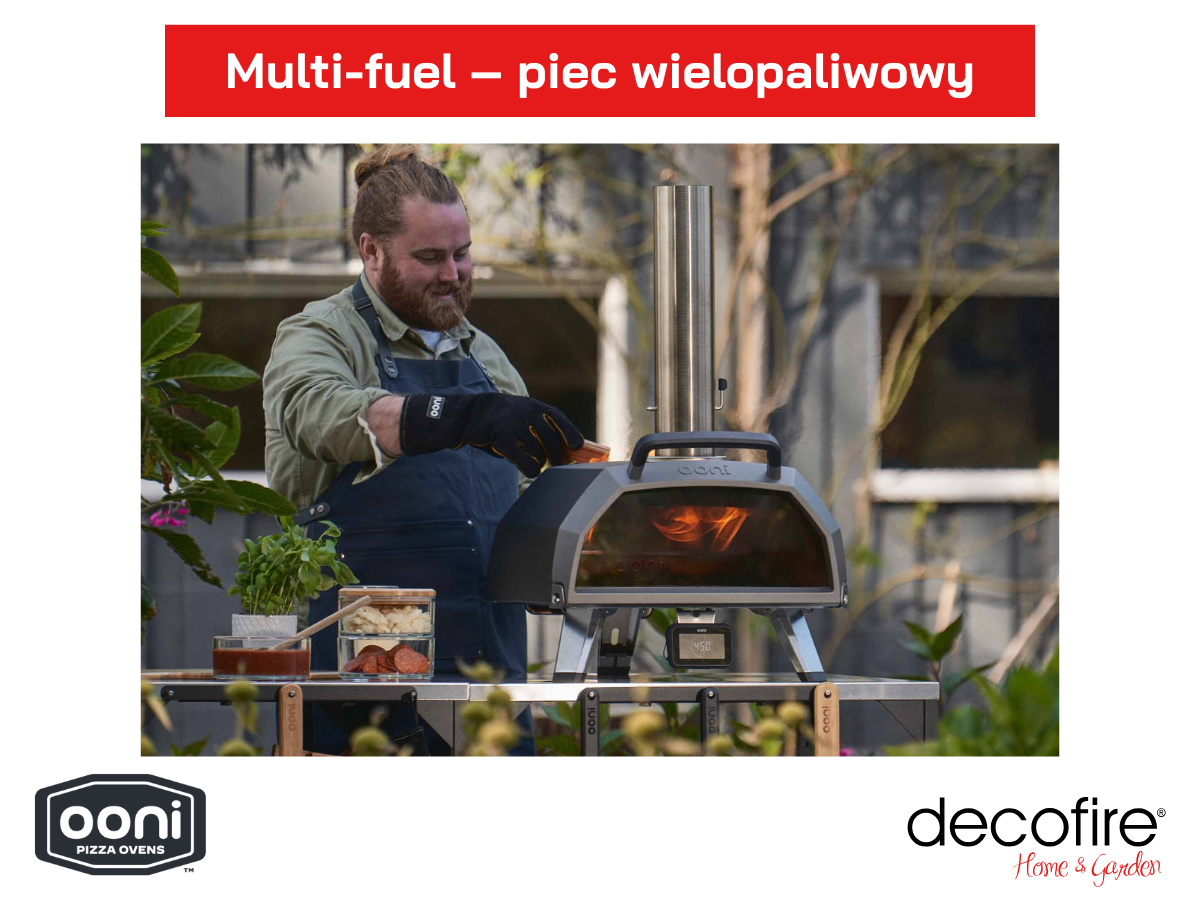 Multi-fuel – zasilanie węglem drzewnym, drewnem lub gazem