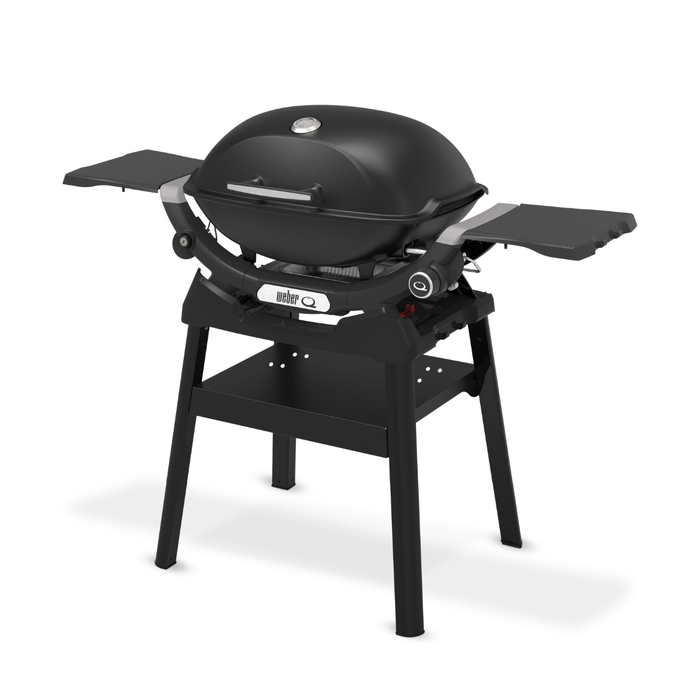 Grill gazowy Weber Q 2200N ze stolikami bocznymi i kompaktowym stojakiem (1501094)