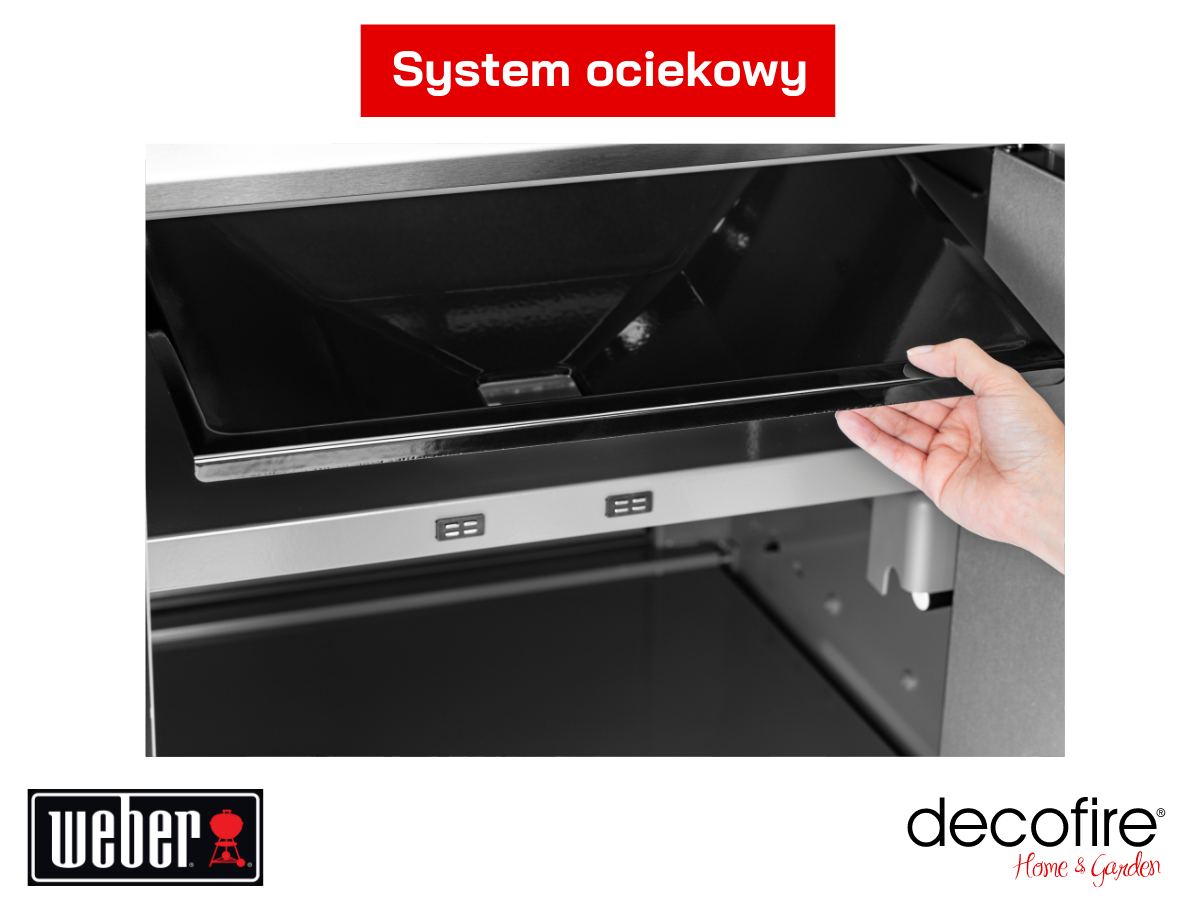 System ocekowy w grillu gazowym Weber