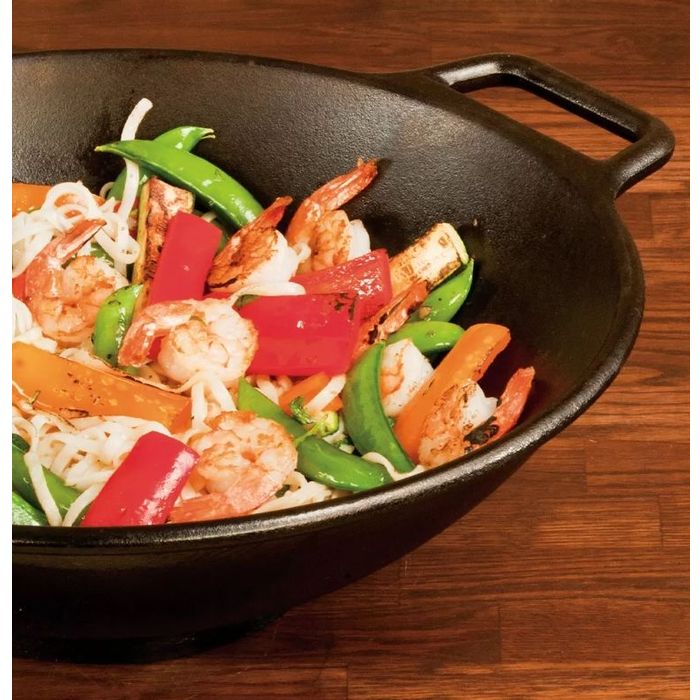 Wok żeliwny 35 cm Lodge (P14W3)