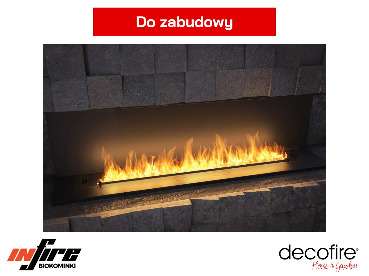 Biokominek Infire Etronic Basic C1800 – idealny do zabudowy