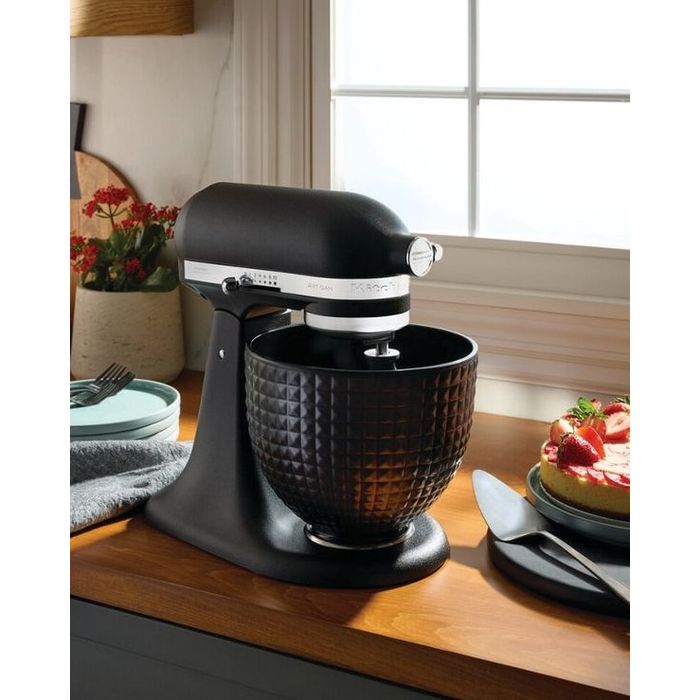Mikser Artisan z uchylną głowicą Cast Iron Black 4,7 l KitchenAid (5KSM156CXEBK)