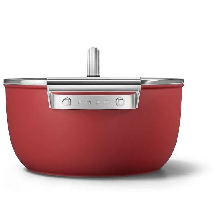 Garnek 24 cm Czerwony Smeg (CKFC2411RDM)