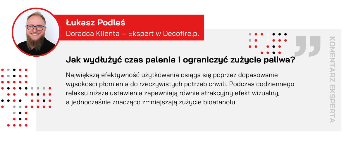 Opinia eksperta o 6-stopniowej regulacji wysokości ognia