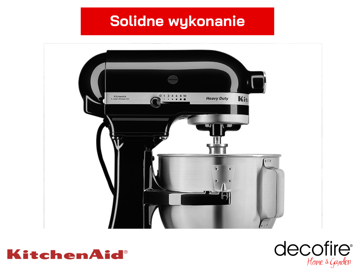 Solidnie wykonany mikser Heavy Duty 5 Onyx Black