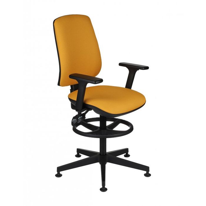 Fotel biurowy Grospol Starter 3D Ring Base tkanina Note - 12 kolorów