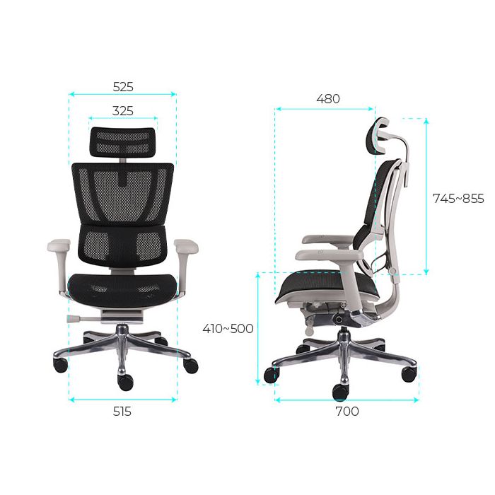 Grospol Fotel biurowy Ioo 2 BS Black