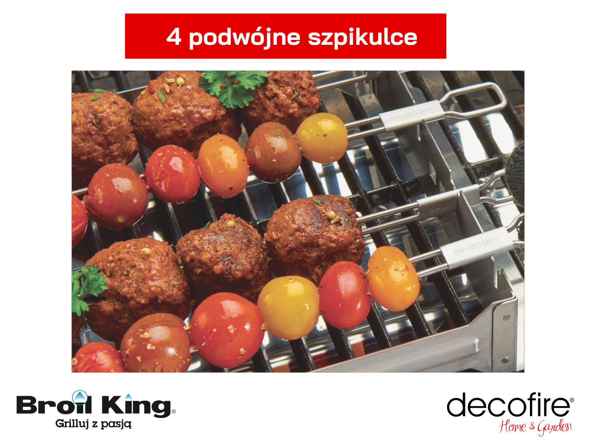 4 podwójne szpikulce