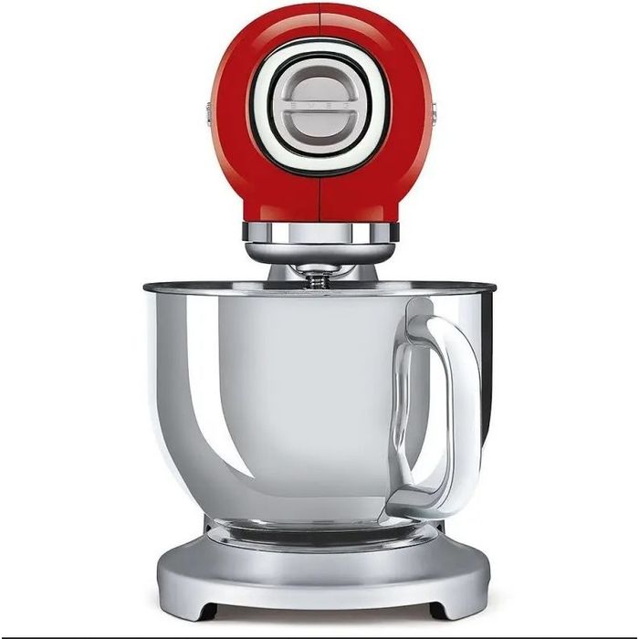 Mikser planetarny 50's style ze srebrną podstawą Czerwony 4,8L Smeg (SMF02RDEU) 