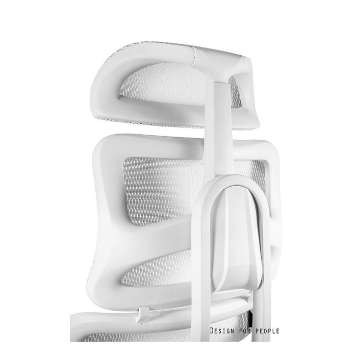 UNIQUE Fotel biurowy ERGOTECH white frame biały (CM-B137AW-4)