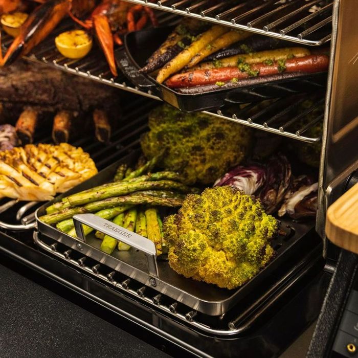 ModiFire stalowa tacka do grillowania ryb i warzyw Traeger