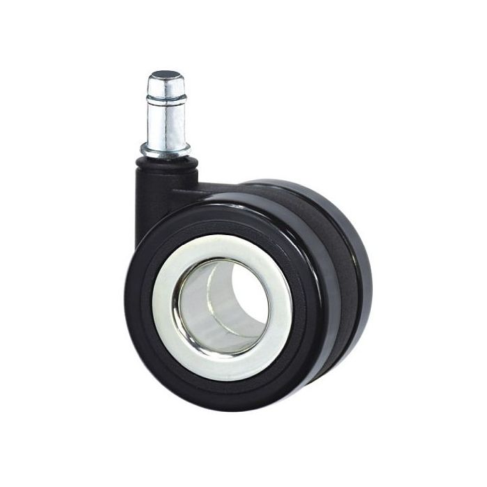 Unique Kółka gumowe miękkie do foteli biurowych 60 mm - 5 szt. (CT60-905B)