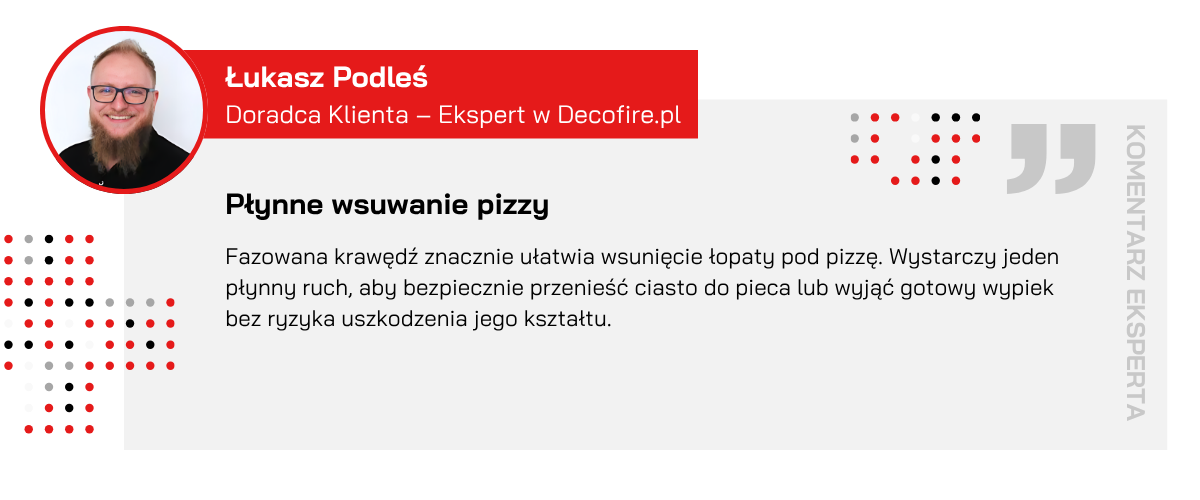 Opinia eksperta o płynnym wsuwaniu pizzy