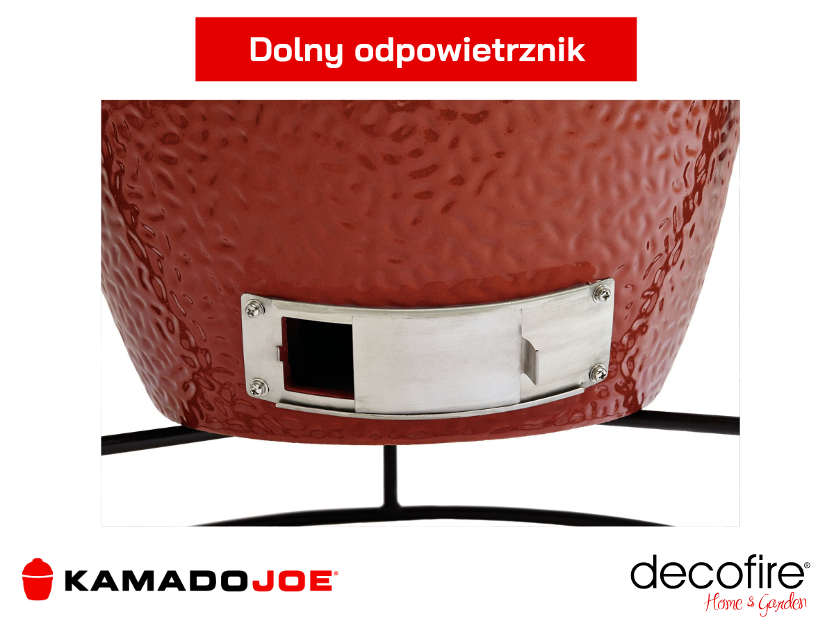 Dolna regulacja żaru