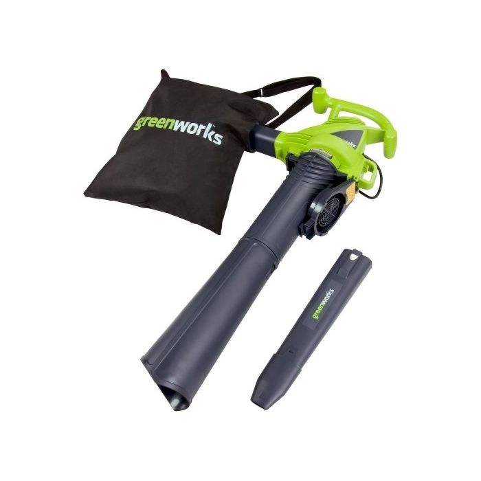 GreenWorks Elektryczna Dmuchawa/Odkurzacz o mocy 2800 W (24077)