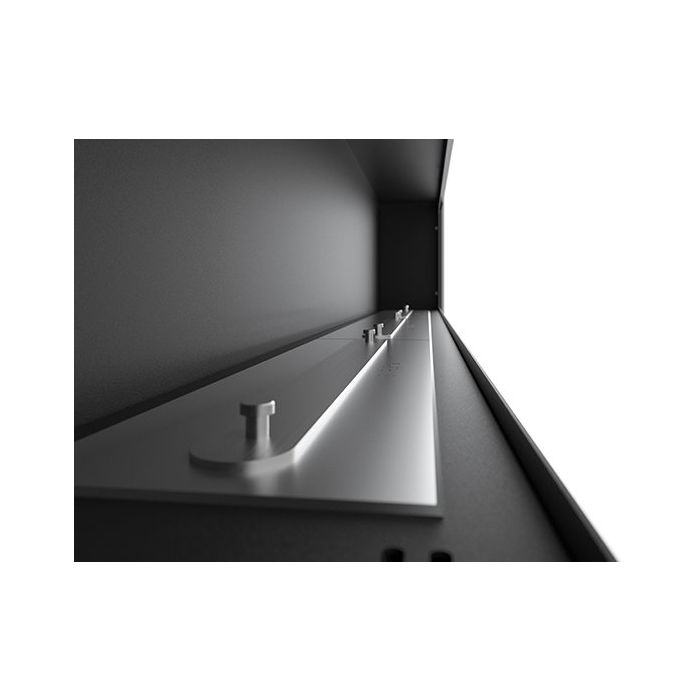 Biokominek wiszący Simple Fire FRAME 1800 czarny