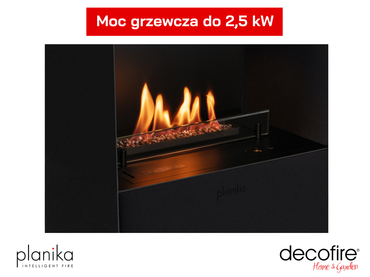 Biokominek Senso Stove Planika - moc grzewcza 2,5 kW
