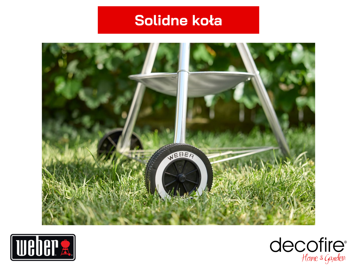 Grill węglowy Weber Original Kettle 57 cm – stabilna konstrukcja