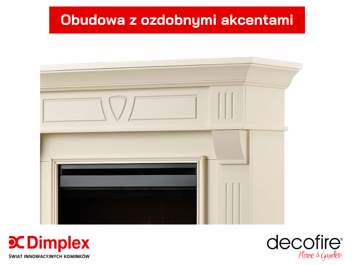 Obudowa z ozdobnymi akcentami