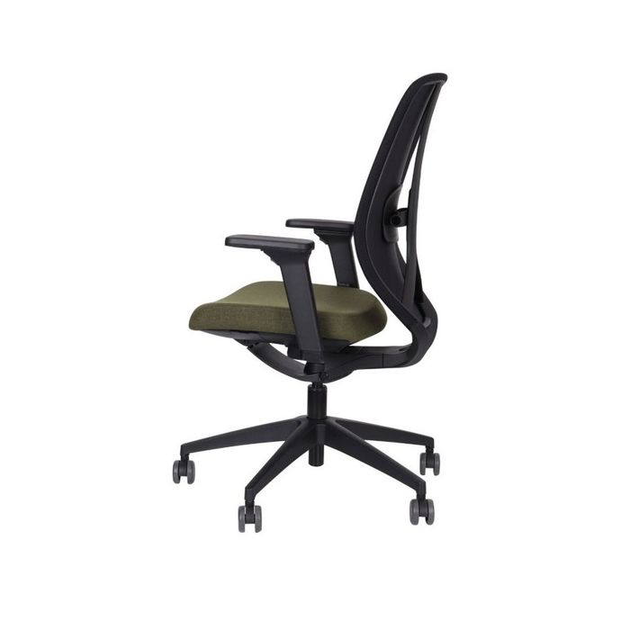 Grospol Ergonomiczny fotel biurowy 4U BS black tkanina Flex - 8 kolorów