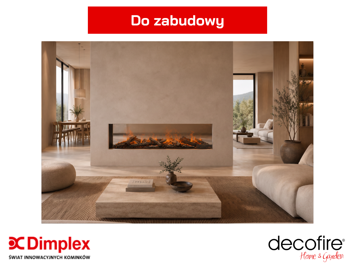 Dimplex kaseta kominkowa Triton 1000 – łatwy montaż