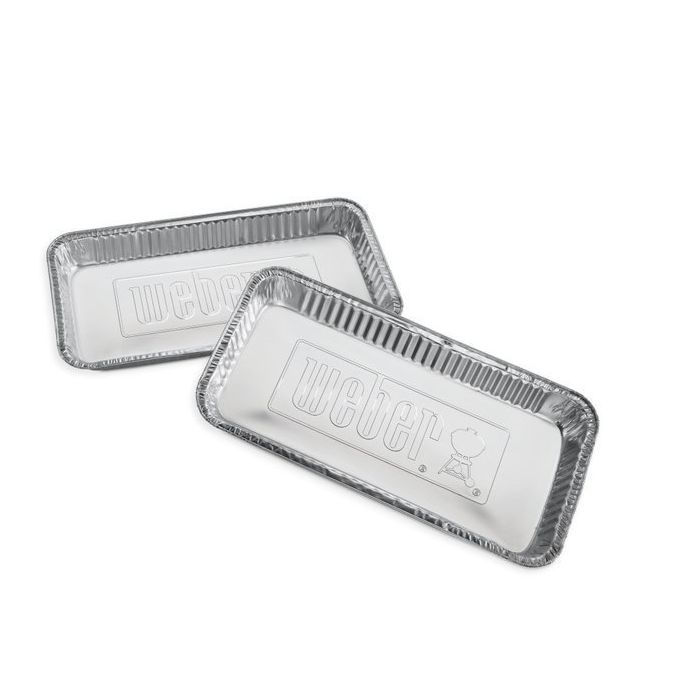 Aluminiowe miski - tacki ociekowe XL Weber, 5 szt. (6454)