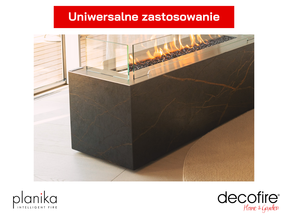 Uniwersalne zastosowanie biokominka Cabo Laurent