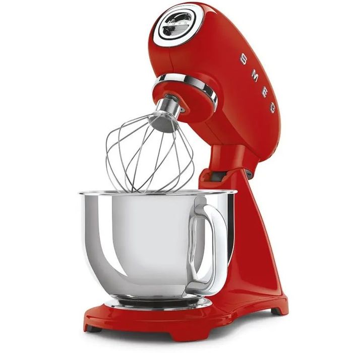 Mikser planetarny 50's style Czerwony 4,8L Smeg (SMF03RDEU) 