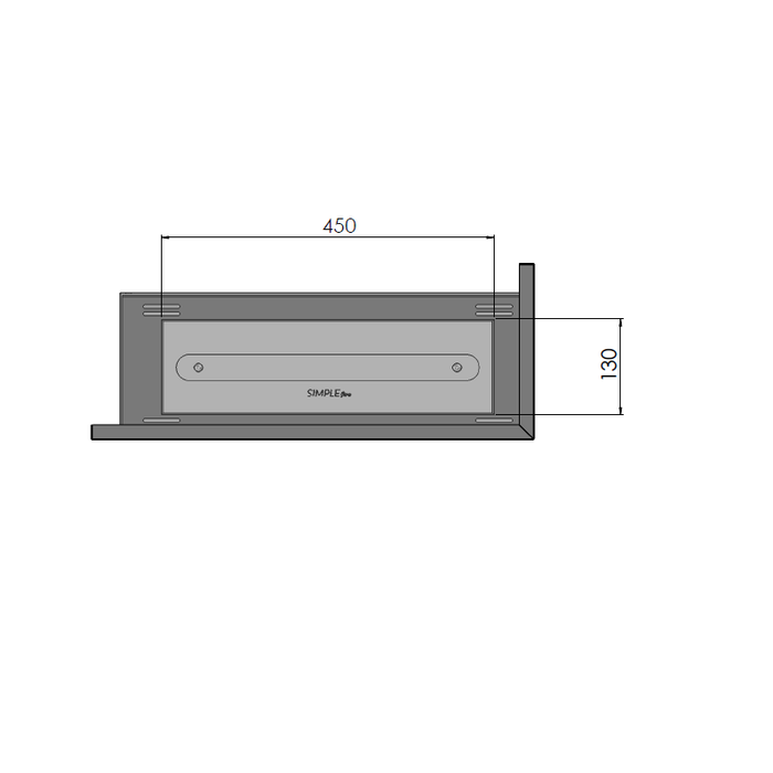 Biokominek narożny Simple Fire CORNER 600R prawy