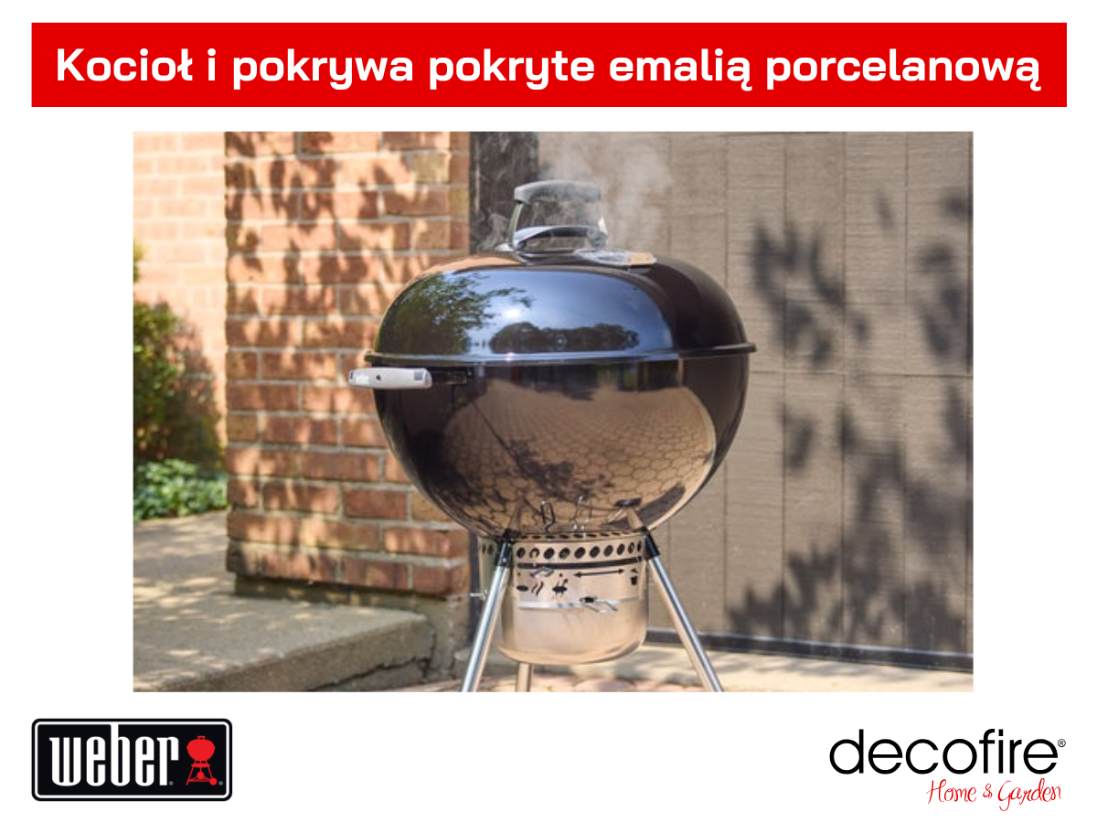 Kocioł i pokrywa pokryte emalią porcelanową