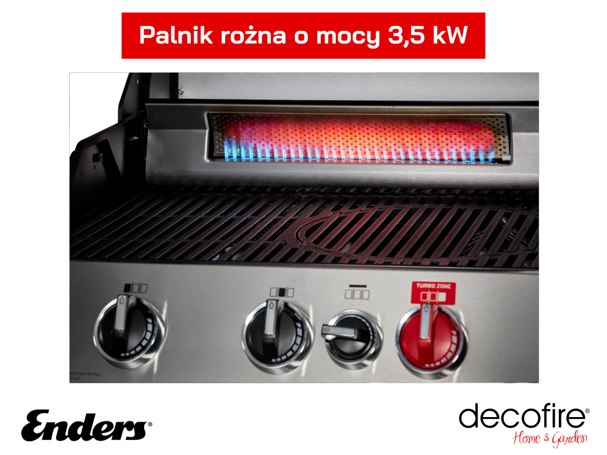 Grill gazowy Enders COLORADO 3 I TURBO z palnikiem rożna