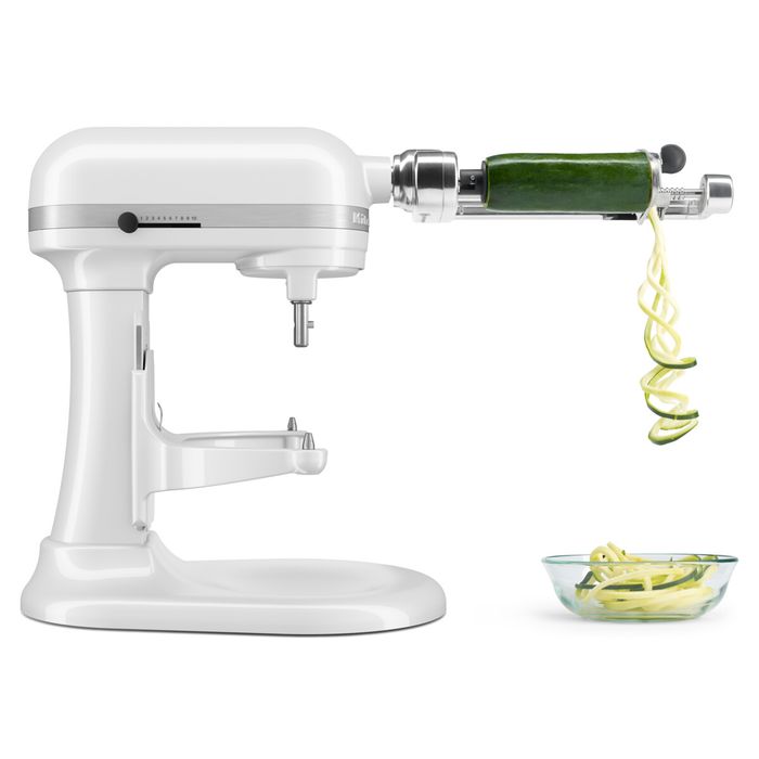 Mikser stojący 5,2 l z podnoszoną dzieżą KitchenAid Heavy Duty, White (5KSM55SXXEWH)