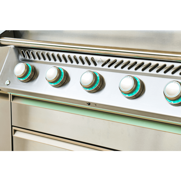 Grill gazowy Napoleon Prestige PRO 665 z palnikiem rożna i palnikiem bocznym Sizzle Zone (PRO665VXRSIBPSS-PL)