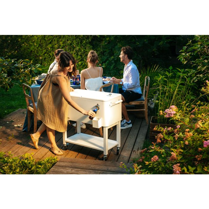 Lodówka ogrodowa PS-223 biała Permasteel (PS-223-80QT-WT)