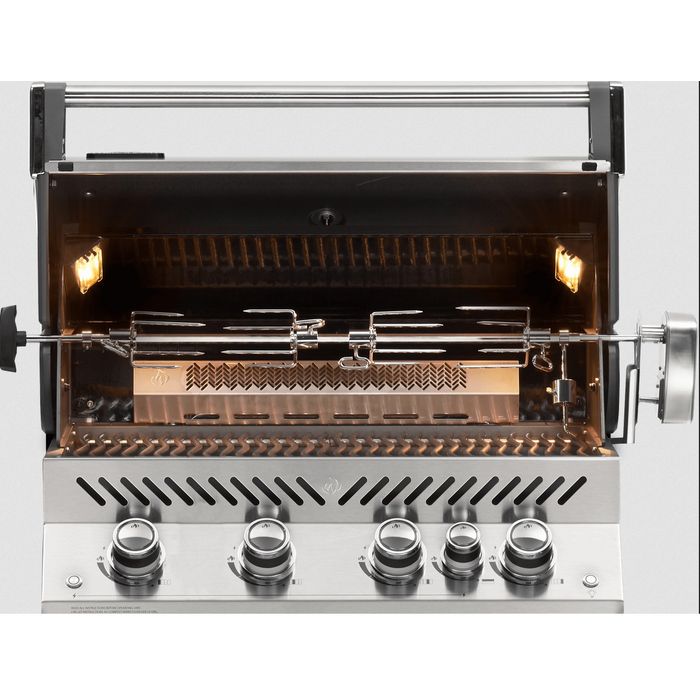 Grill gazowy do zabudowy Napoleon Prestige PRO™ 500 RB z tylnym palnikiem na podczerwień Gaz naturalny (BIPRO500RBNSS-3-PL)