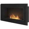Biokominek wiszący Simple Fire FRAME 900 czarny 900x490 mm